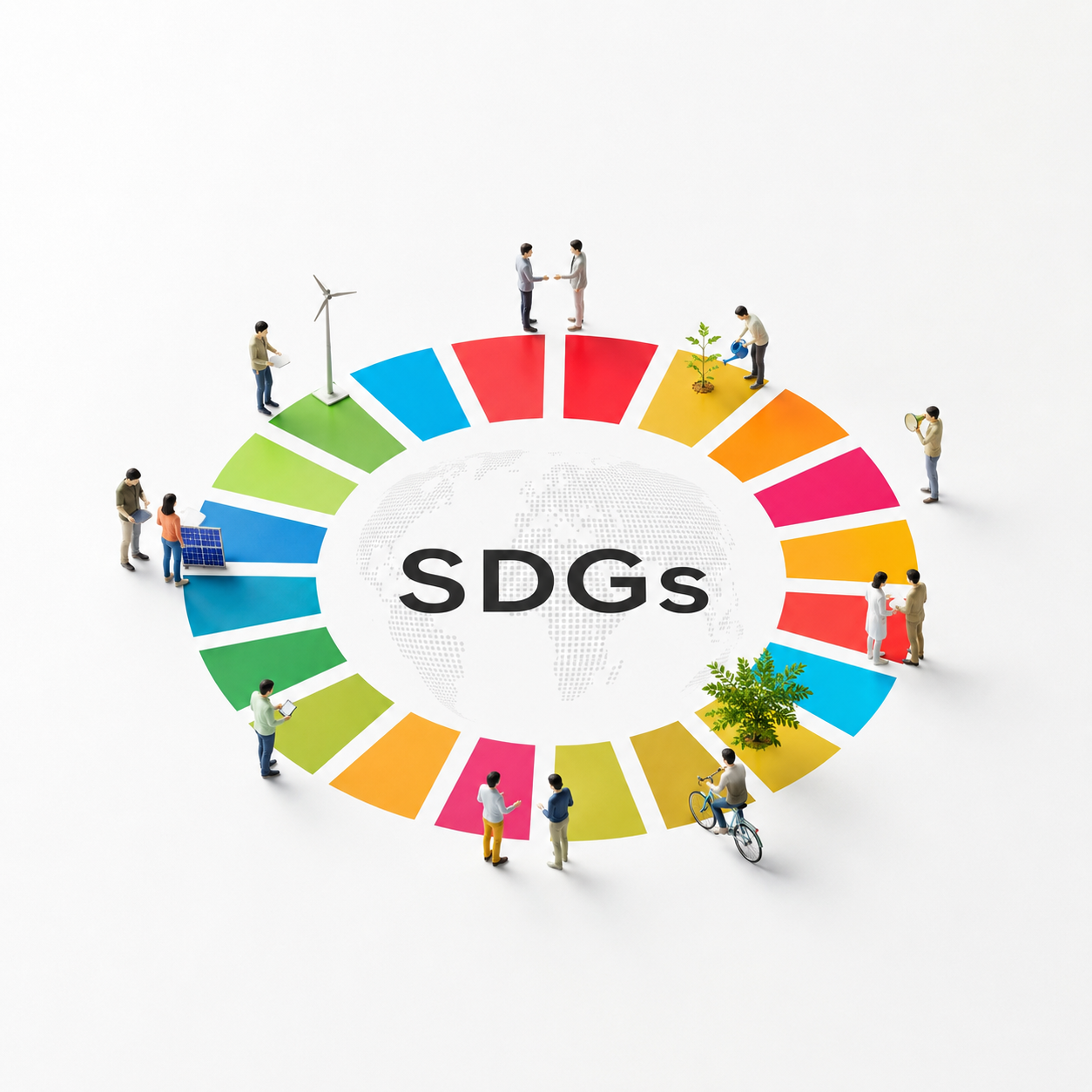 SDGsの取り組みをPRしているイメージ