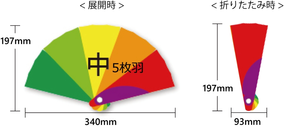 エコ紙扇子