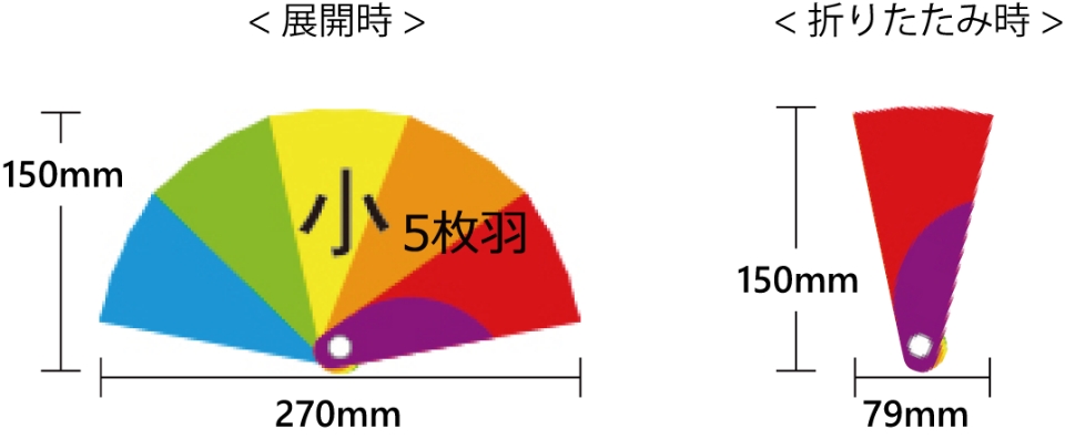 エコ紙扇子
